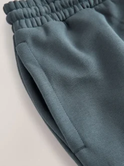 Staalblauw - Straight fit - Relaxed Fit Brushback Heavyweight Joggers