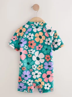 Stampy Bloemenprint - Zonbeschermend badpak (3 mnd-10 jr)