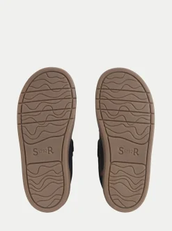 Start-Rite Kids Sporty Orbit Casual Rip-Tape Low Rise Laced Brown Boots