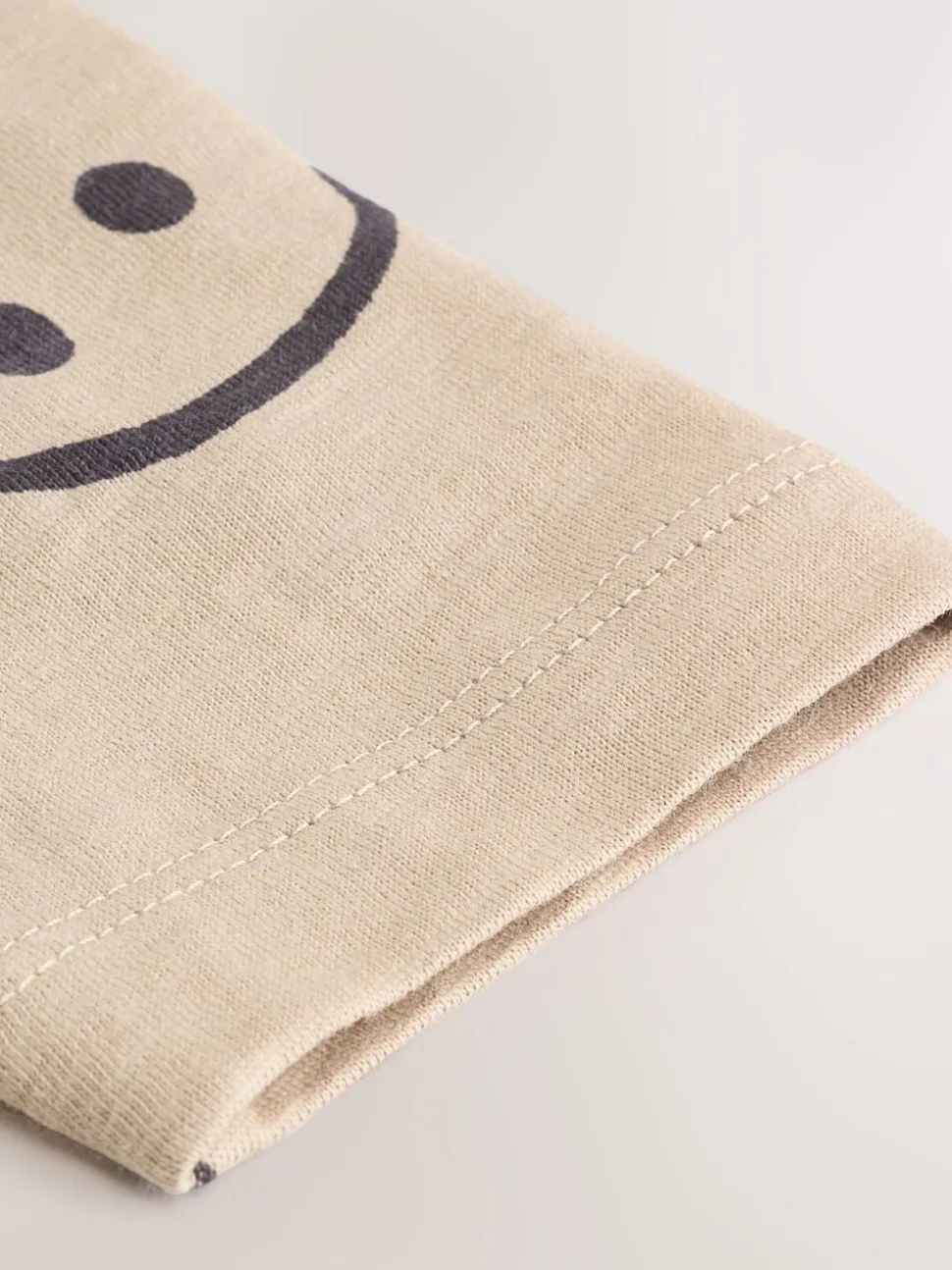 Steenkleurige Smile - 100% katoenen T-shirt met lange mouwen en all-over print (3mnd -7jr)