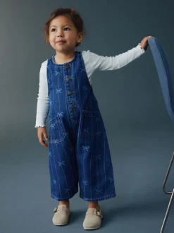 Strikjesprint - Sleeveless Denim Jumpsuit (3mths-8yrs)