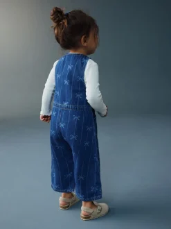 Strikjesprint - Sleeveless Denim Jumpsuit (3mths-8yrs)