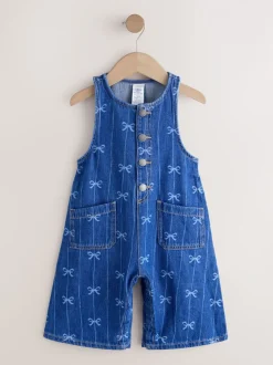 Strikjesprint - Sleeveless Denim Jumpsuit (3mths-8yrs)
