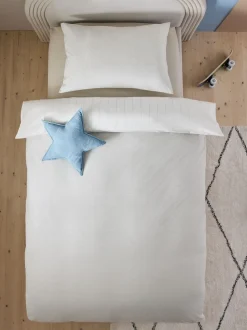 Superzachte 100% katoenen percale set van 200-draads dekbedovertrek en kussensloop