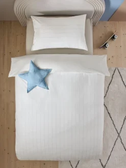Superzachte 100% katoenen percale set van 200-draads dekbedovertrek en kussensloop