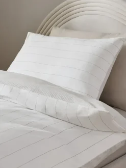 Superzachte 100% katoenen percale set van 200-draads dekbedovertrek en kussensloop