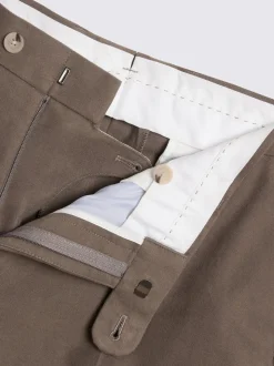 Taupe - MOSS Brushed Cord Trousers