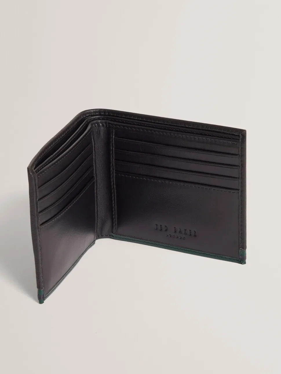 Ted Baker Grantts Stripe Leather Wallet