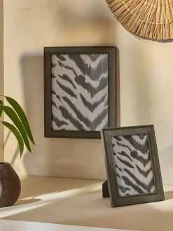 Textured Global Pattern Photo Frame