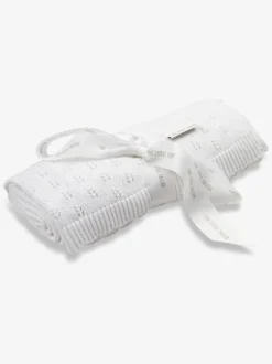 The Little Tailor ajourgebreid babydekentje van 100% katoen