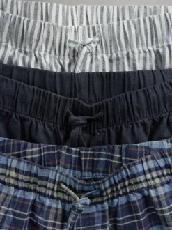 The Set 3 Pack Jersey T-Shirt and Flannel Pyjamas