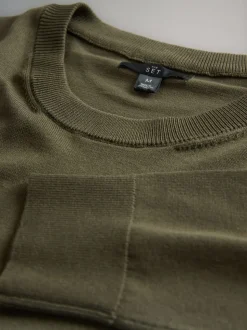 The Set 4 Pack Long Sleeve Knitted Crew Jumpers