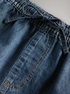 The Set 2 Pack Pull On Denim Shorts