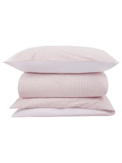 The White Company - Omkeerbare tweepersoons dekbedovertrekset met gingham-ruit