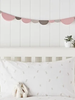 The White Company kinderbeddengoedset met slaperige konijnenprint