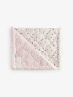 The White Company Reversible Floral Quilt Cot Bed