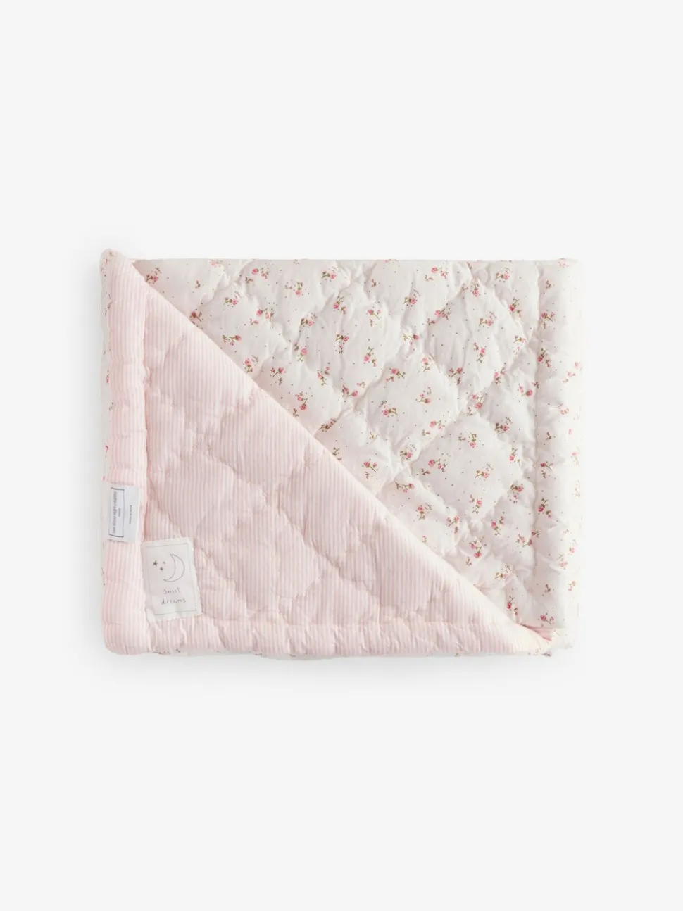 The White Company Reversible Floral Quilt Cot Bed