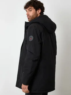 Threadbare Mock Inner Longline Utility Coat