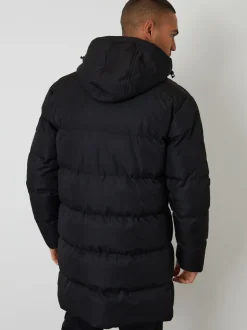 Threadbare Showerproof Longline Hooded Puffer Coat