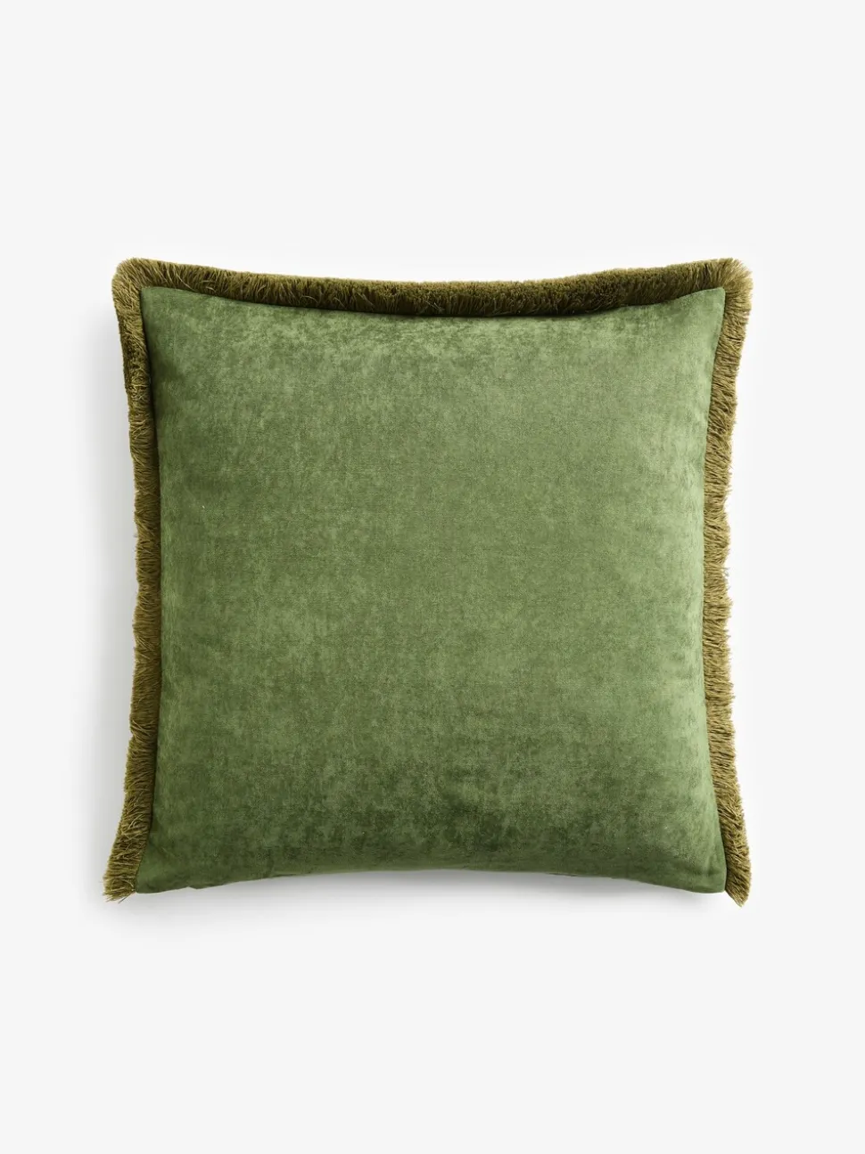 Tiger Print Velvet Cushion