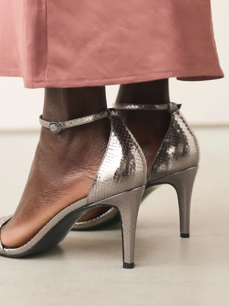 Tin - Forever Comfort® Strappy Heeled Sandals