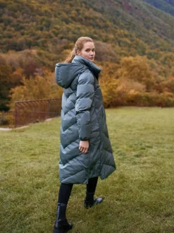 Tingrijs - Seraphine Lange 3-In-1 Zwangerschaps- en Draagjas Puffa Coat