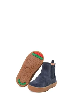 ToeZone Sam suède leren Boots met elastische inzet en rits voor Jongens