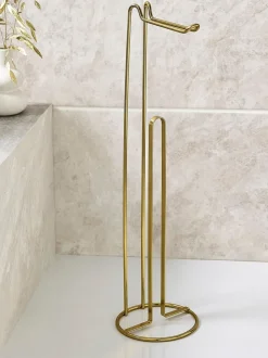 Toiletrolhouder van metalen draad
