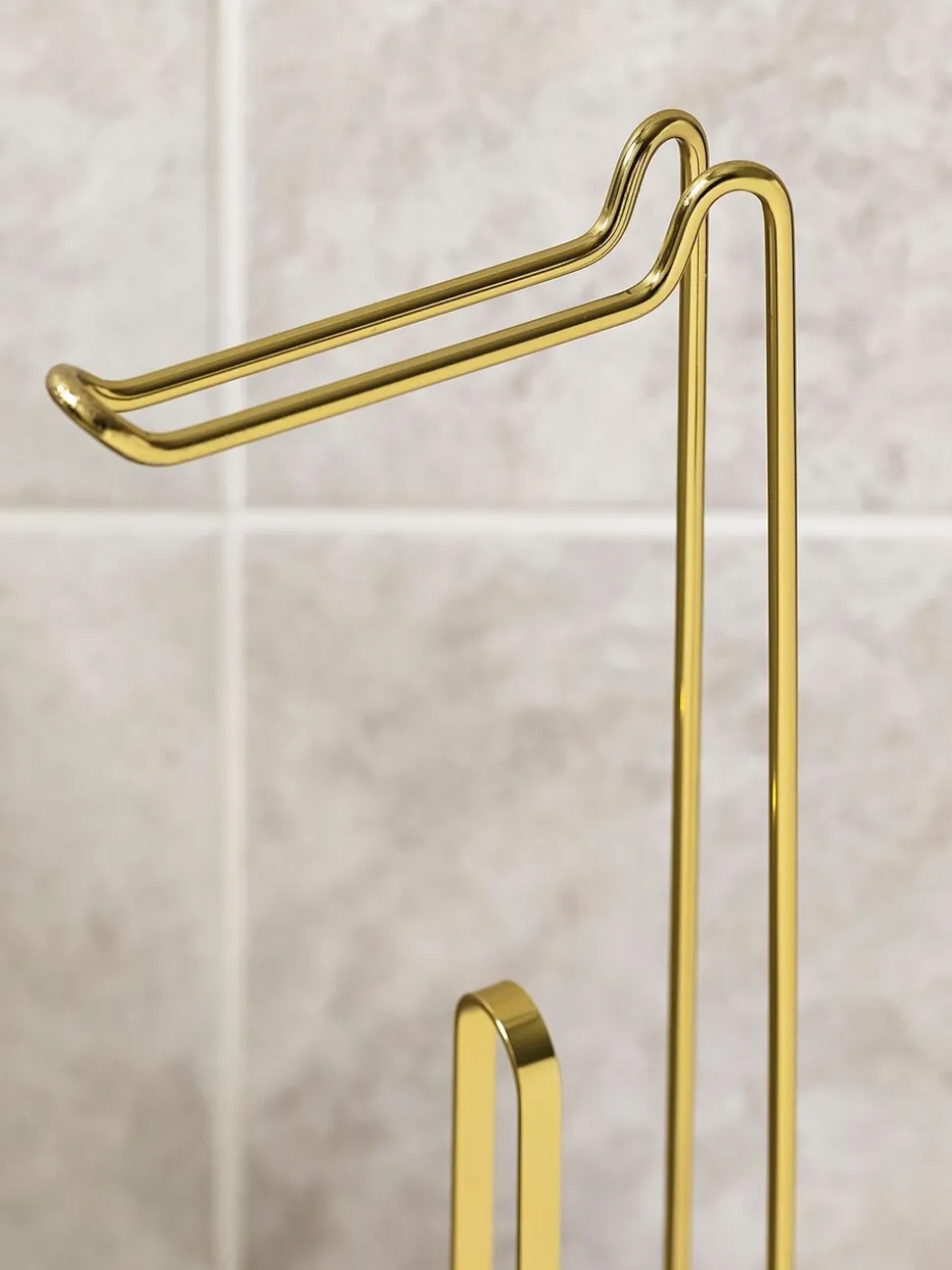 Toiletrolhouder van metalen draad