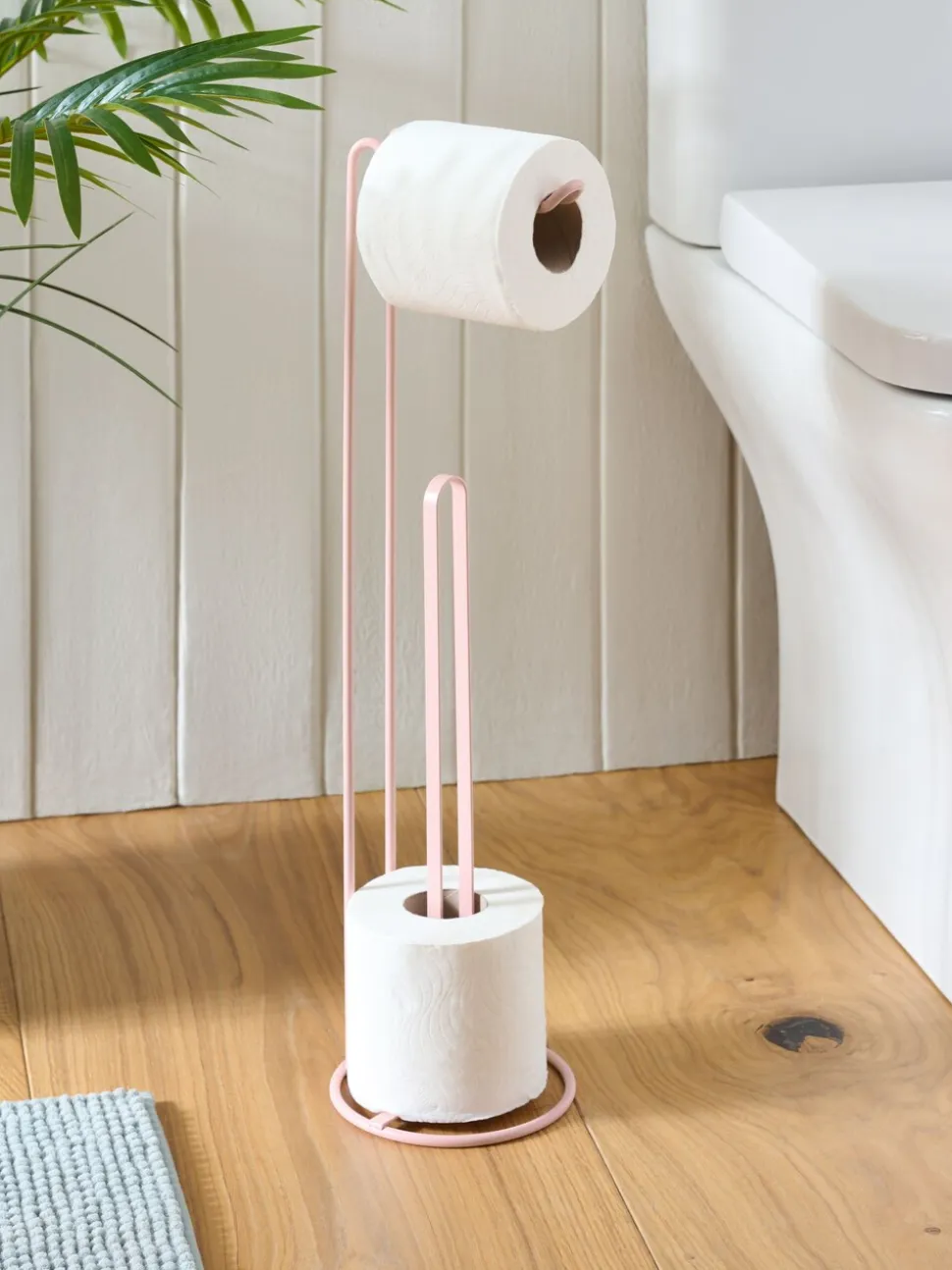 Toiletrolhouder van metalen draad