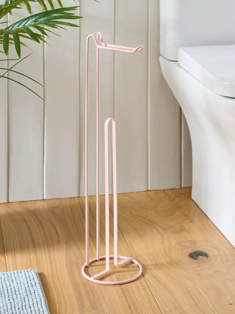 Toiletrolhouder van metalen draad