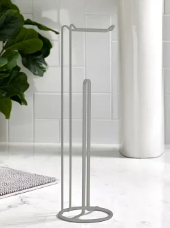 Toiletrolhouder van metalen draad
