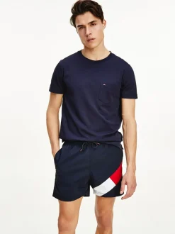Tommy Hilfiger - Halflange zwemshort met trekkoord