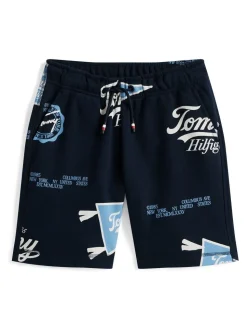 Tommy Hilfiger All-Over Logo Print Sweat Shorts