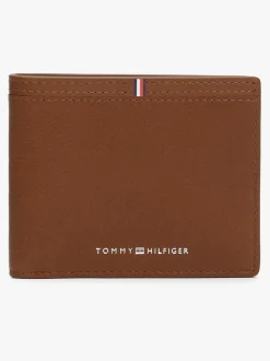 Tommy Hilfiger Corporate Logo Leather Credit Card Wallet