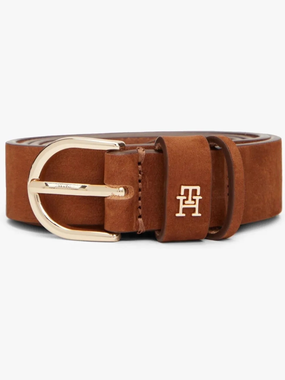 Tommy Hilfiger Essential Rounded Buckle Leather Belt