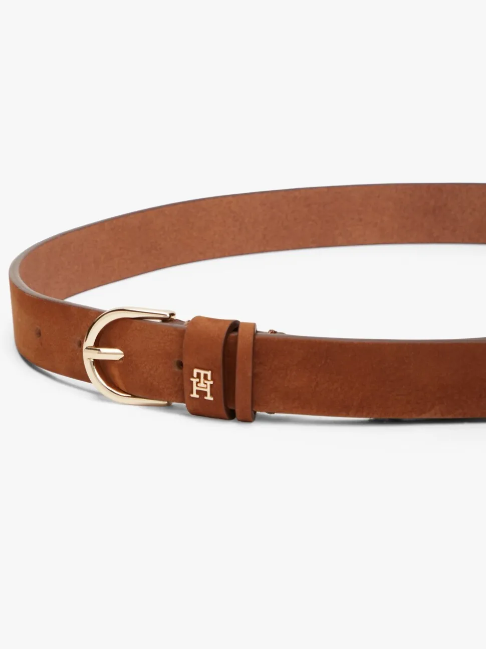 Tommy Hilfiger Essential Rounded Buckle Leather Belt