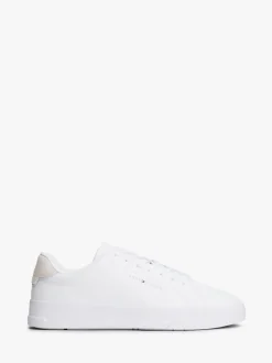 Tommy Hilfiger Logo Court Leather Trainers