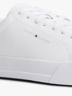 Tommy Hilfiger Logo Court Leather Trainers