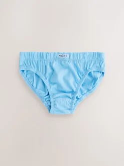 Tonaal blauw - 100% katoenen slip verpakking van 10 (1,5 - 16 jr)