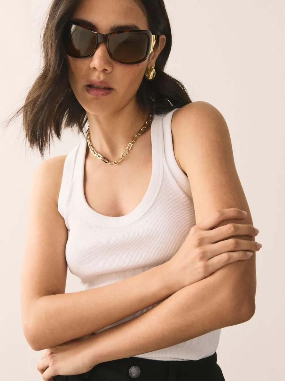 Tortoise bruin - Wrap Around Sunglasses
