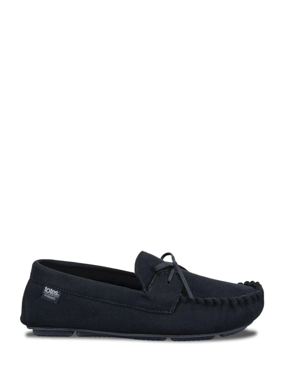 Totes Isotoner Mens Herringbone Lined Moccasin