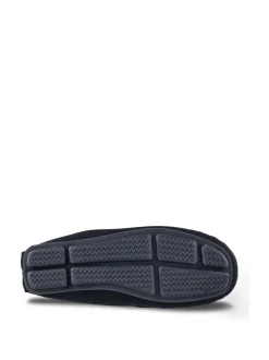 Totes Isotoner Mens Herringbone Lined Moccasin