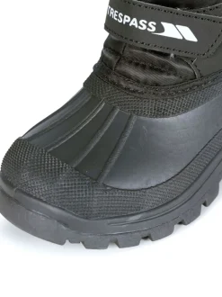 Trespass Unisex Kids Dodo Black Snow Boots