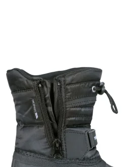 Trespass Unisex Kids Dodo Black Snow Boots