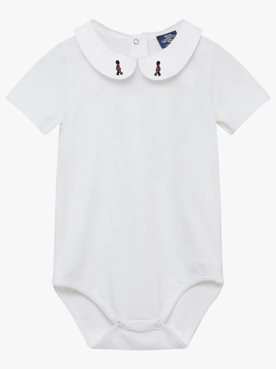 Trotters London - Little Milo Guardsman wit rompertje