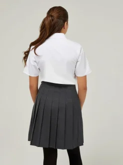 Trutex White Regular Fit Short Sleeve 3 Pack School Shirts
