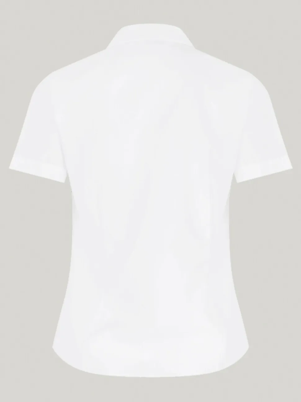Trutex Witte Cubaanse Kraag Slim fit Korte mouwen 2 Pack School overhemden