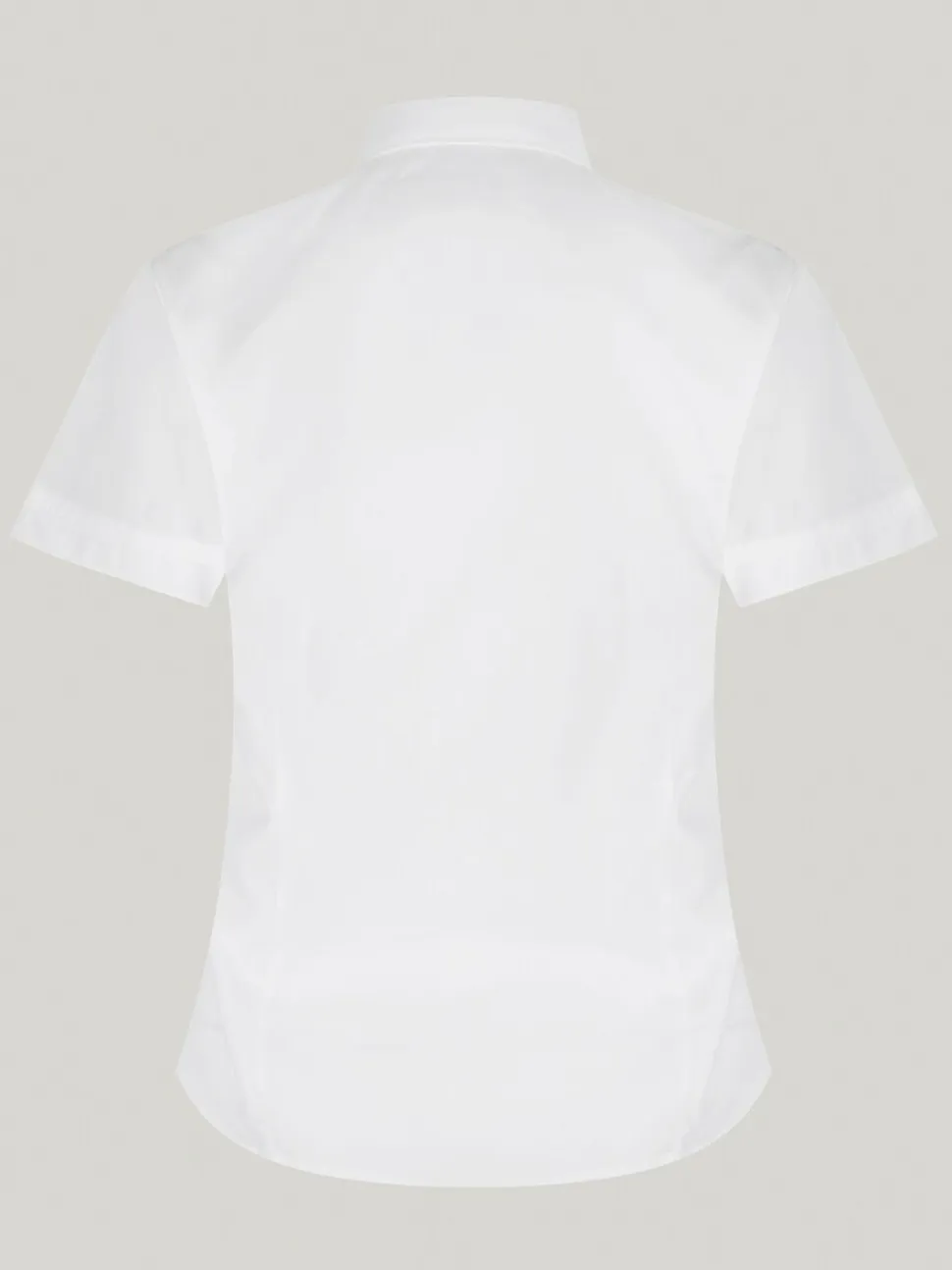 Trutex Witte Slim Fit Korte Mouwen 2 Pack School Overhemden