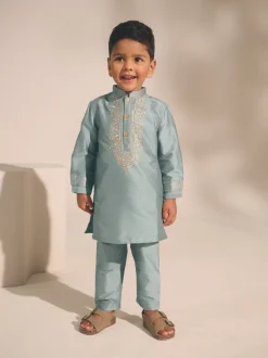 Turqouise blauw - Eid Koerta (3mnd -16jr)